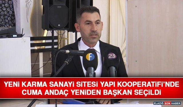 Yeni Karma Sanayi Sitesi Yapı Kooperatifi’nde Cuma Andaç Yeniden Başkan Seçildi