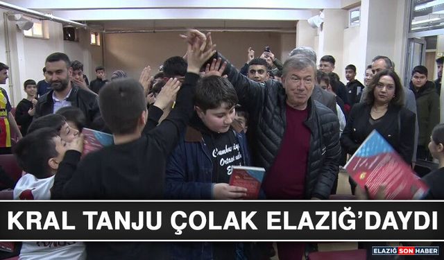 Kral Tanju Çolak Elazığ’daydı