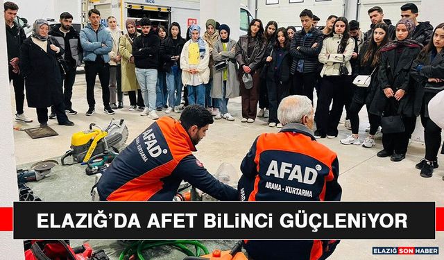 Elazığ’da Afet Bilinci Güçleniyor