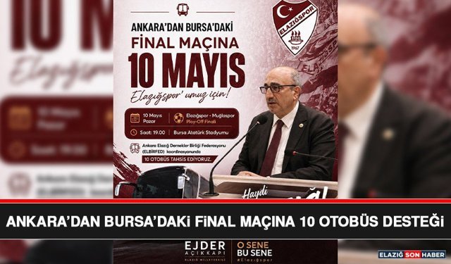 Ankara’dan Bursa’daki Final Maçına 10 Otobüs Desteği