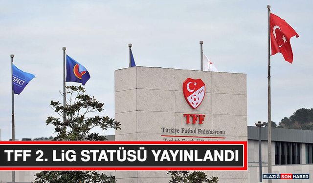TFF 2. Lig Statüsü Yayınlandı