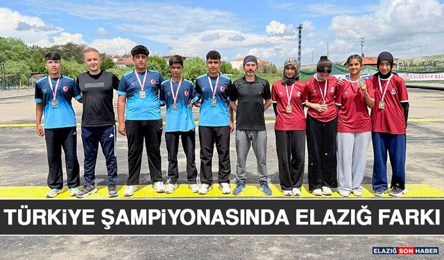 Türkiye Şampiyonasında Elazığ Farkı