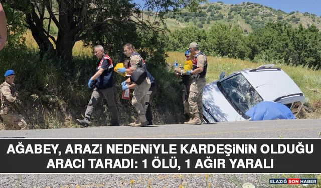 Ağabey, Arazi Nedeniyle Kardeşinin Olduğu Aracı Taradı: 1 Ölü, 1 Ağır Yaralı