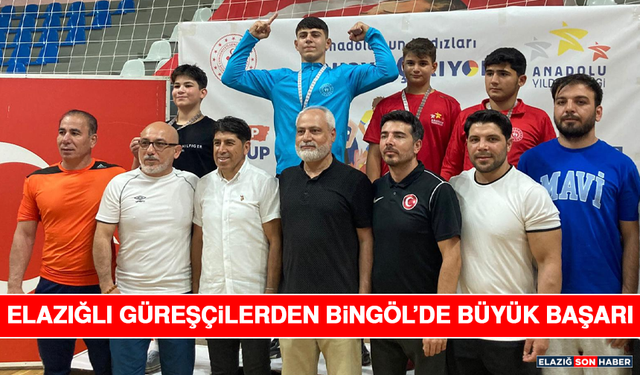 Elazığlı Güreşçilerden Bingöl’de Büyük Başarı