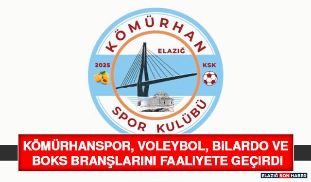 Kömürhanspor, Voleybol, Bilardo ve Boks Branşlarını Faaliyete Geçirdi