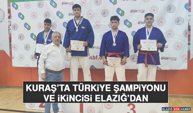 Kuraş’ta Türkiye Şampiyonu ve İkincisi Elazığ’dan