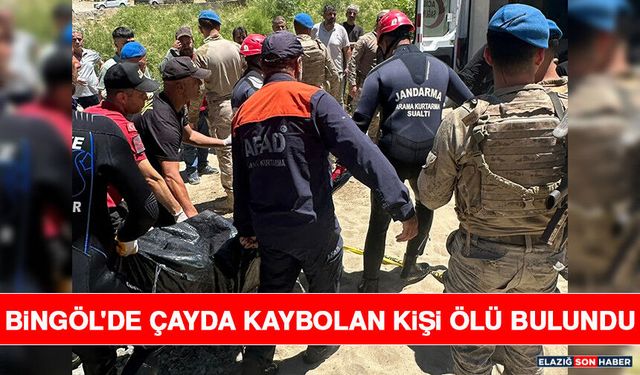 Bingöl'de Çayda Kaybolan Kişi Ölü Bulundu