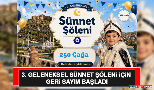 3. Geleneksel Sünnet Şöleni İçin Geri Sayım Başladı