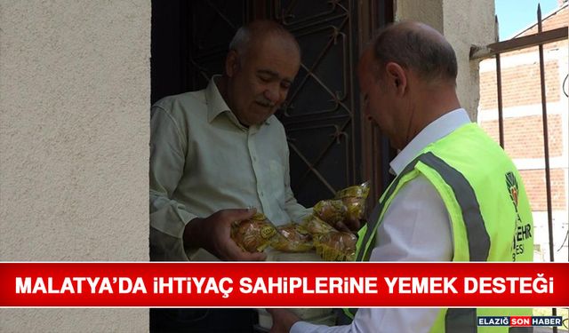 Malatya’da İhtiyaç Sahiplerine Yemek Desteği