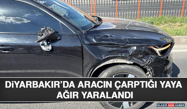 Diyarbakır’da Aracın Çarptığı Yaya Ağır Yaralandı
