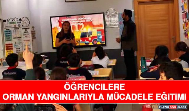 Öğrencilere Orman Yangınlarıyla Mücadele Eğitimi