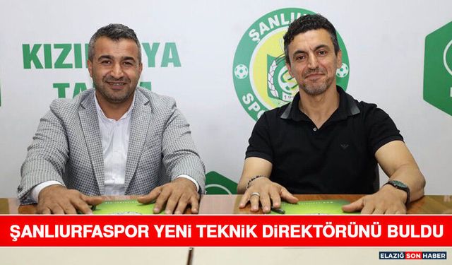 Şanlıurfaspor Yeni Teknik Direktörünü Buldu