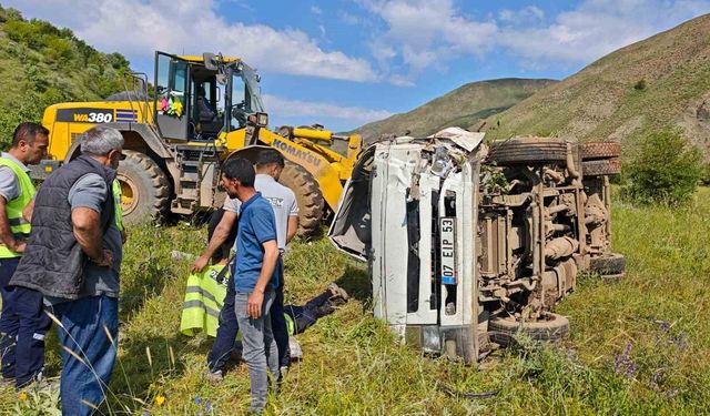 Bingöl'deki trafik kazasında 1 kişi hayatını kaybetti