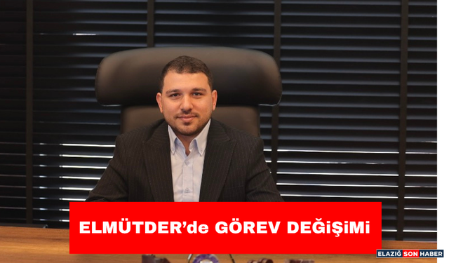 ELMÜTDER’de Başkanlık Görevi M. Furkan Göçer’e Emanet