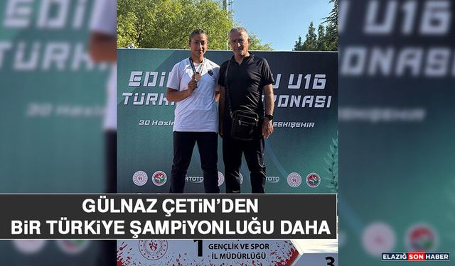 Gülnaz Çetin’den Bir Türkiye Şampiyonluğu Daha