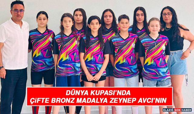 Dünya Kupası’nda Çifte Bronz Madalya Zeynep Avcı’nın