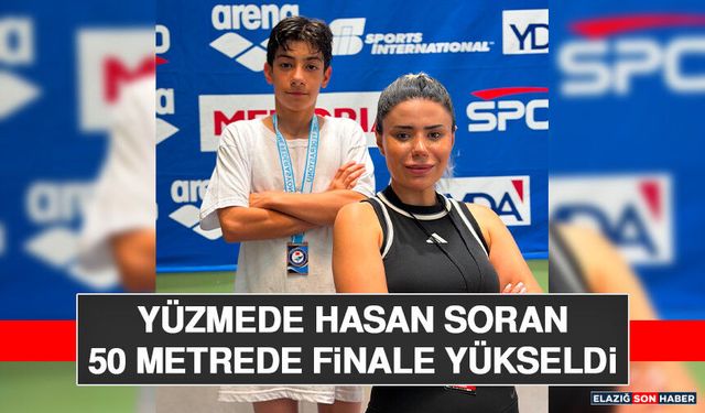 Yüzmede Hasan Soran 50 Metrede Finale Yükseldi