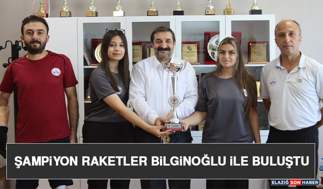 Şampiyon Raketler Bilginoğlu İle Buluştu