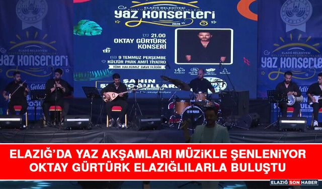 Ünlü Sanatçı Oktay Gürtürk Elazığlılarla Buluştu