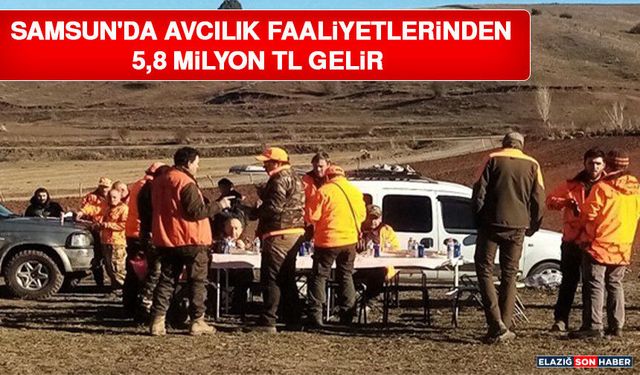 Samsun'da Avcılık Faaliyetlerinden 5,8 Milyon TL Gelir