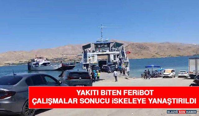 Yakıtı Biten Feribot Çalışmalar Sonucu İskeleye Yanaştırıldı