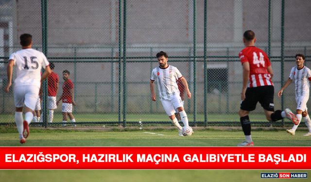 Elazığspor, Hazırlık Maçına Galibiyetle Başladı