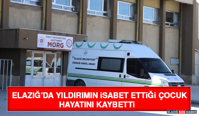 Elazığ'da Yıldırımın İsabet Ettiği Çocuk Hayatını Kaybetti
