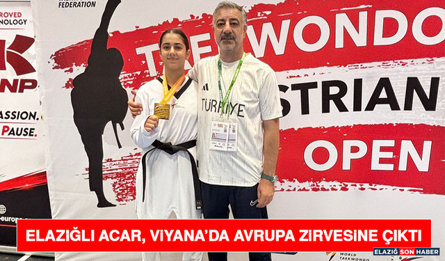 Elazığlı Acar, Viyana’da Avrupa Zirvesine Çıktı