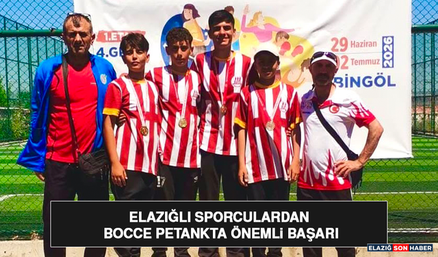 Elazığlı Sporculardan Bocce Petankta Önemli Başarı