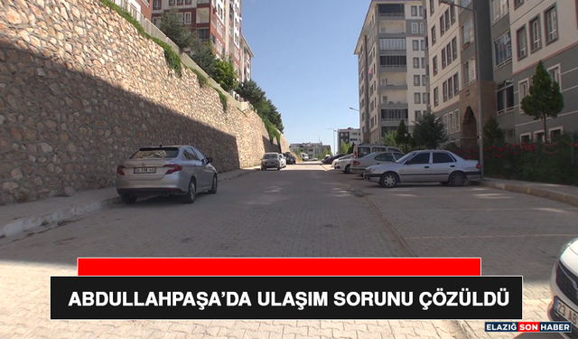 Abdullahpaşa’da Ulaşım Sorunu Çözüldü