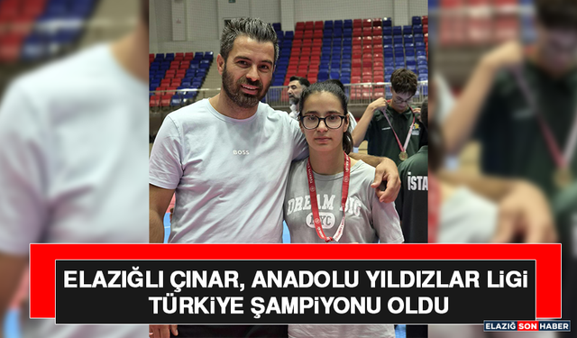 Elazığlı Çınar, Anadolu Yıldızlar Ligi Türkiye Şampiyonu Oldu