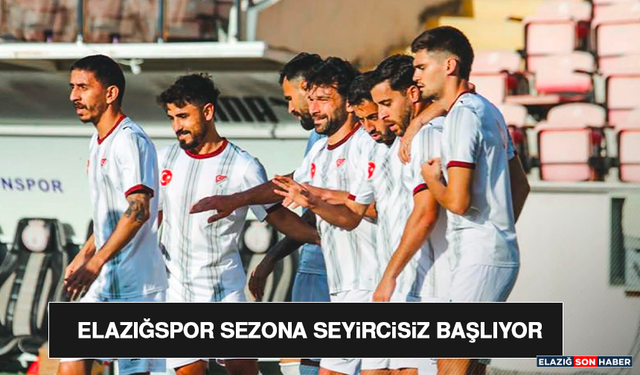 Elazığspor Sezona Seyircisiz Başlıyor