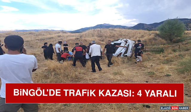 Bingöl'de Trafik Kazası: 4 Yaralı