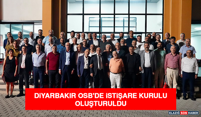 Diyarbakır Osb'de İstişare Kurulu Oluşturuldu