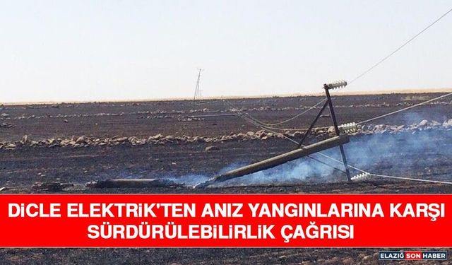 Dicle Elektrik'ten Anız Yangınlarına Karşı Sürdürülebilirlik Çağrısı