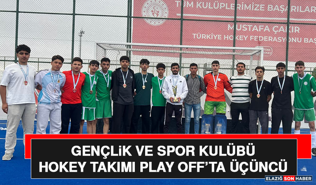 Gençlik ve Spor Kulübü Hokey Takımı Play Off’ta Üçüncü