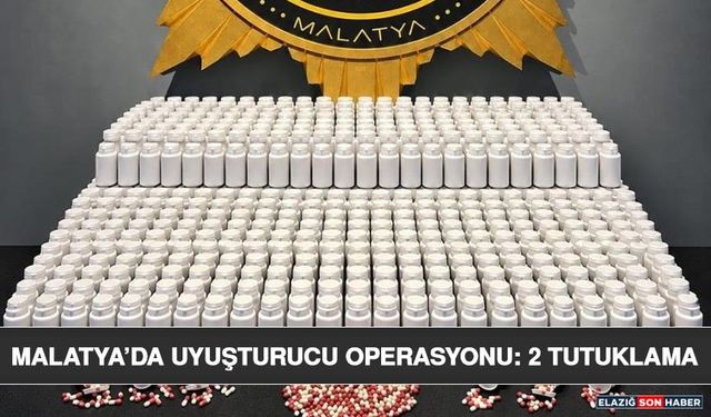 Malatya’da Uyuşturucu Operasyonu: 2 Tutuklama