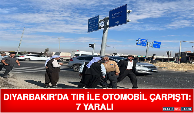 Diyarbakır'da Tır İle Otomobil Çarpıştı: 7 Yaralı