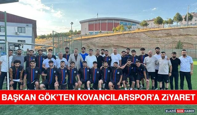 Başkan Gök’ten Kovancılarspor’a Ziyaret