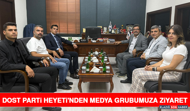 Dost Parti Heyeti'nden Medya Grubumuza Ziyaret