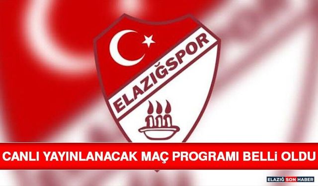 Canlı Yayınlanacak Maç Programı Belli Oldu