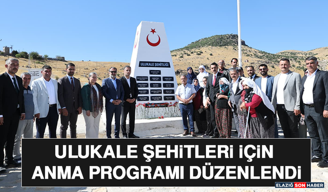 Ulukale Şehitleri İçin Anma Programı Düzenlendi