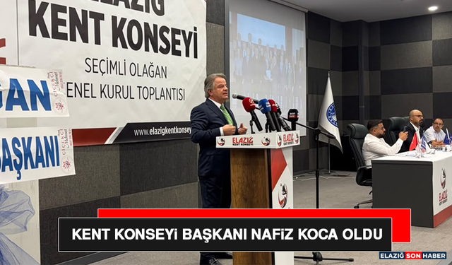 Kent Konseyi Başkanı Nafiz Koca Oldu