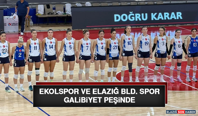 Ekolspor ve Elazığ BLD. Spor Galibiyet Peşinde