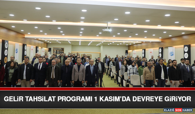 Gelir Tahsilat Programı 1 Kasım’da Devreye Giriyor