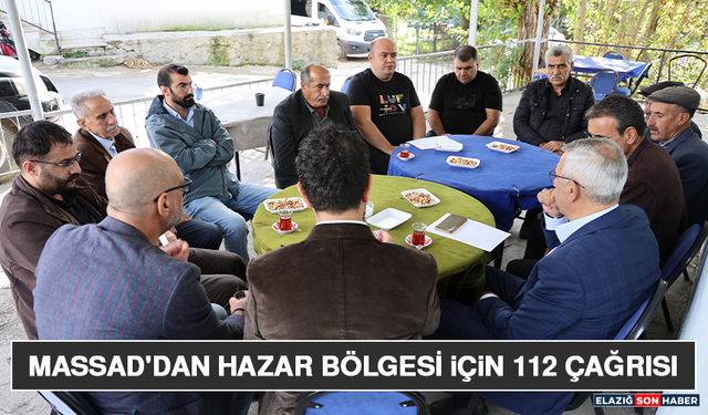 MASSAD'dan Hazar Bölgesi İçin 112 Çağrısı