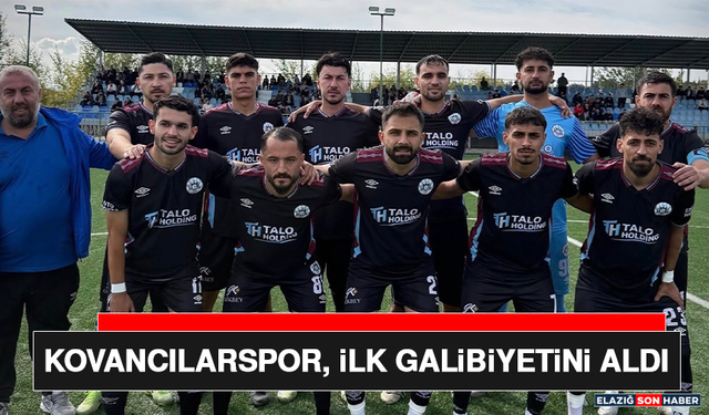 Kovancılarspor, İlk Galibiyetini Aldı