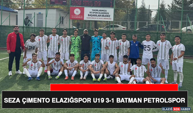 Seza Çimento Elazığspor U19 3-1 Batman Petrolspor