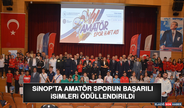 Sinop’ta Amatör Sporun Başarılı İsimleri Ödüllendirildi