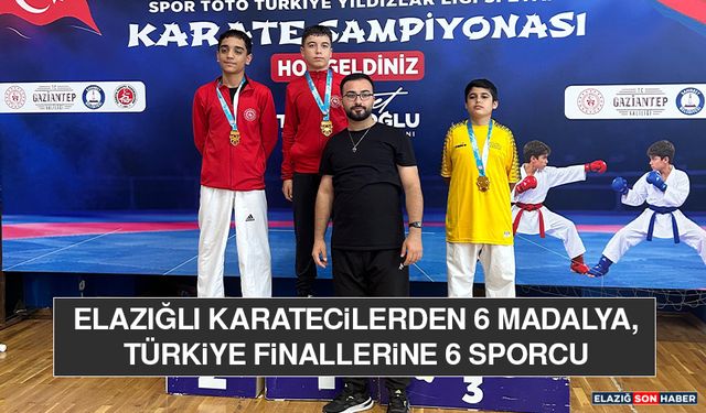Elazığlı Karatecilerden 6 Madalya, Türkiye Finallerine 6 Sporcu
